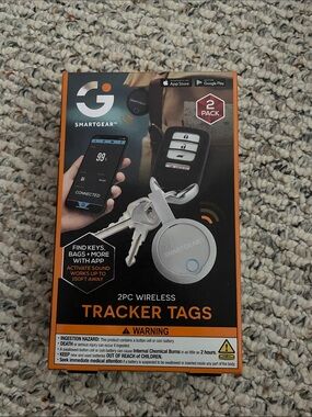 SmartGear Wireless Tracker Tags (2-Pack) - White